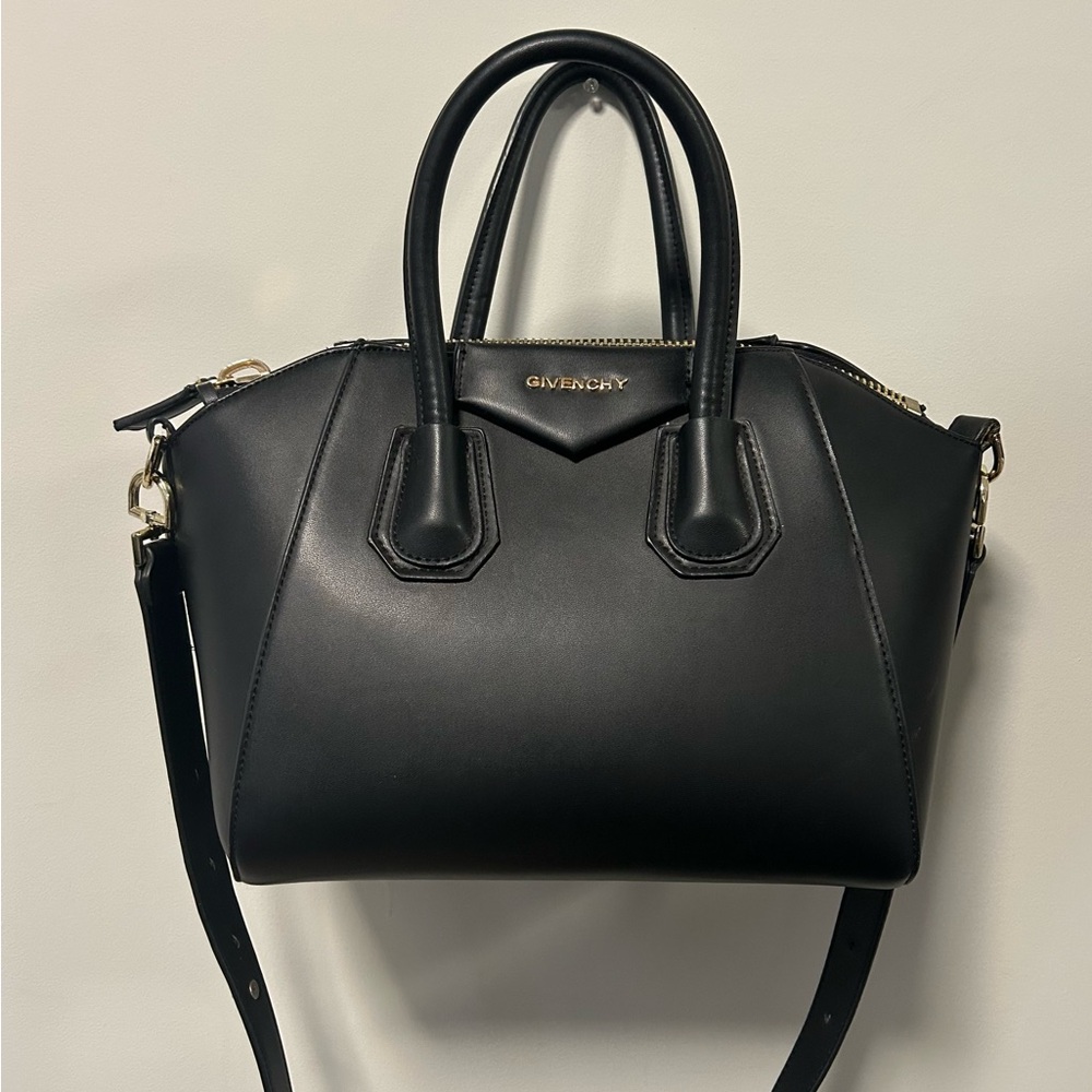 Givenchy Black Antigona with Gold Accents